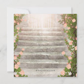 エレガントバラガーデンブライドブライダルシャワー 招待状 (裏面)