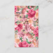 エレガントバラガーデン金ゴールド結婚のエンクロージャカード エンクロージャーカード (裏面)