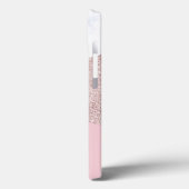 エレガントバラガーリー金ゴールドグリッター Case-Mate iPhoneケース (裏面 / 左)