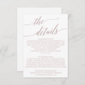 エレガントバラクォーツ書道詳細カード エンクロージャーカード (正面/裏面)