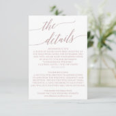 エレガントバラクォーツ書道詳細カード エンクロージャーカード (スタンド正面)