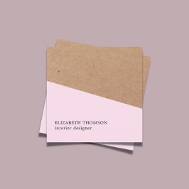 エレガントバラクフェイクラフト幾何内部設計 スクエア名刺