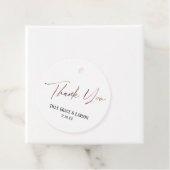 エレガントバラシンプル金ゴールドタイポグラフィありがとう フェイバータグ (インサイチュ)