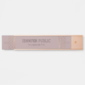 エレガントバラシンプル金ゴールドモダンテンプレートトップ サインプレート (正面)