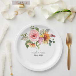 エレガントバラシ結婚ック ペーパープレート