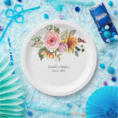 エレガントバラシ結婚ック ペーパープレート (パーティー)