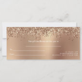 エレガントバラスタイリッシュ金ゴールドグリッターメイク&ヘア (裏面)