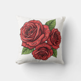 エレガントバラデザイン クッション