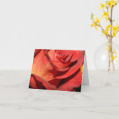 エレガントバラノートカード カード (黄色い花)