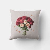 エレガントバラバンドルピローデザイン クッション (裏面)