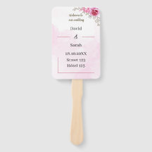 エレガントバラパーソナライズされた結婚式 プログラム