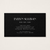 エレガントバラピンクアポイントメントカード (裏面)