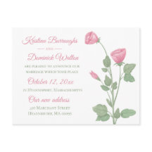 エレガントバラピンクフローラ結婚たった今結婚しました