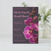 エレガントバラピンクラン結婚ズ 招待状 (スタンド正面)