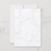 エレガントバラフラワーカスタムブライダルシャワー 招待状 (裏面)