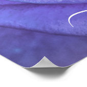 エレガントバラフラワーフォト名の追加 ポスター (角)