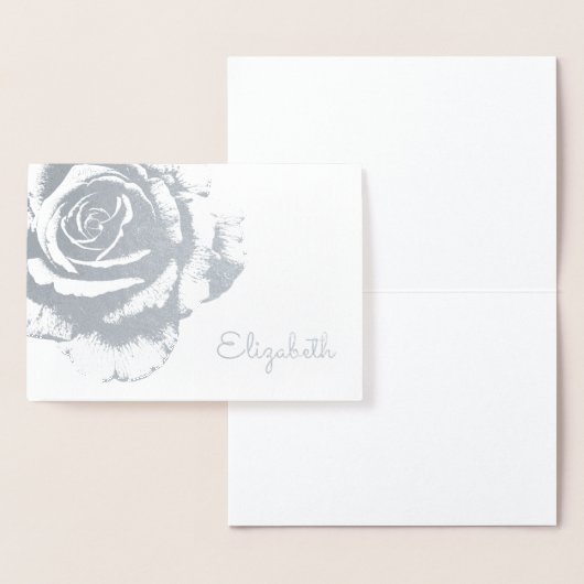 エレガントバラフローラヴィンテージ花 箔カード (ディスプレー)