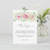 エレガントバラブライダルシャワー サンキューカード (スタンド正面)