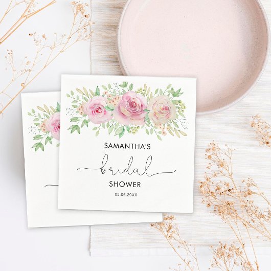 エレガントバラブライダルシャワー スタンダードカクテルナプキン