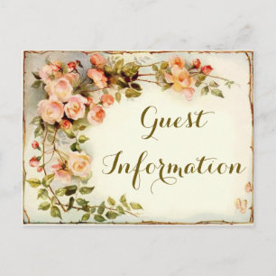 エレガントバラプリント ポストカード