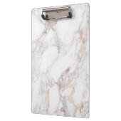 エレガントバラマーブルモダンテンプレートシックトレンディー クリップボード (左)