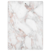 エレガントバラマーブルモダンテンプレートシックトレンディー クリップボード (裏面)