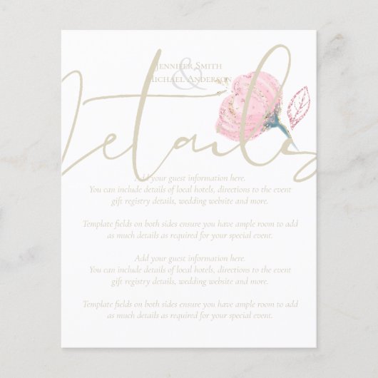 エレガントバラモダン結婚の輝き (正面)