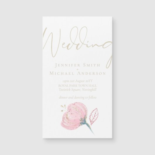 エレガントバラモダン結婚の輝き (正面)