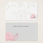 エレガントバラモダン結婚の輝き (正面&裏面)