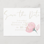 エレガントバラモダン結婚の輝き ポストカード (正面)