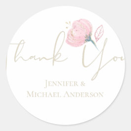 エレガントバラモダン結婚の輝き ラウンドシール