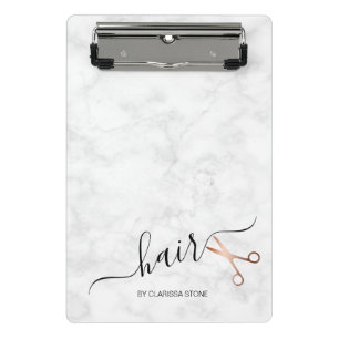 エレガントバラモダン金ゴールドはさみ ミニクリップボード