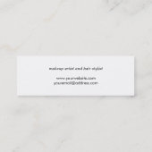 エレガントバラモダン金ゴールドストライプのグスタイリッシュレイ スキニー名刺 (裏面)