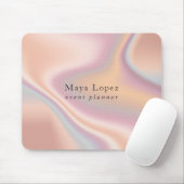 エレガントバラモダン金ゴールドホログラフィックイベントプランナー マウスパッド (マウス)