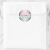 エレガントバラモダン金ゴールドミントグリッタープランナー ラウンドシール (バッグ)