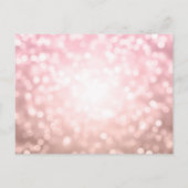 エレガントバラモダン金ゴールド30th誕生日パーティー インビテーションポストカード (裏面)