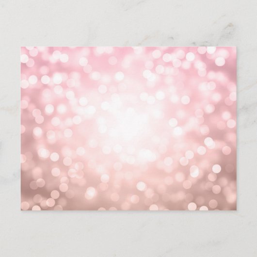 エレガントバラモダン金ゴールド30th誕生日パーティー インビテーションポストカード (裏面)