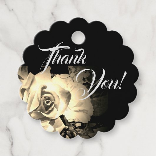 エレガントバラモノグラムの フェイバータグ (正面)