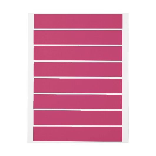 エレガントバラレッドラップのまわりに住所 シール ラップアラウンド宛名ラベル (シート)