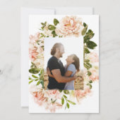 エレガントバラロマンスウォーター結婚カラーの写真 セーブザデート (裏面)