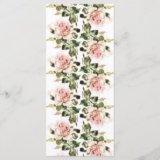 エレガントバラロマンス結婚式 プログラム (裏面)