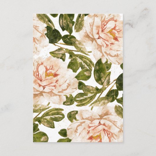 エレガントバラロマ結婚ンスのエンクロージャカード エンクロージャーカード (裏面)