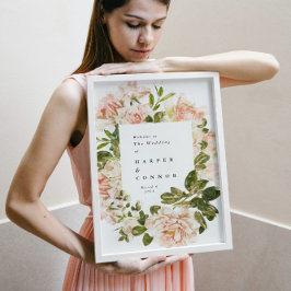 エレガントバラロマ結婚ンス歓迎ポスター ポスター