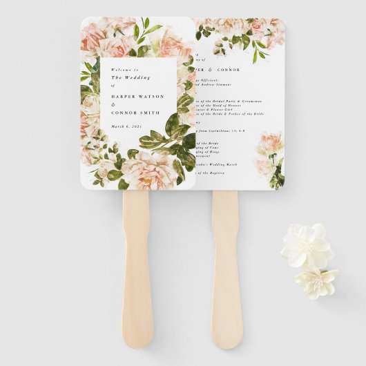 エレガントバラロマ結婚ンス ハンドファン (正面&裏面)