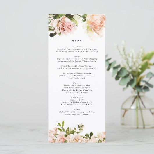 エレガントバラロマ結婚ンス メニュー (スタンド正面)