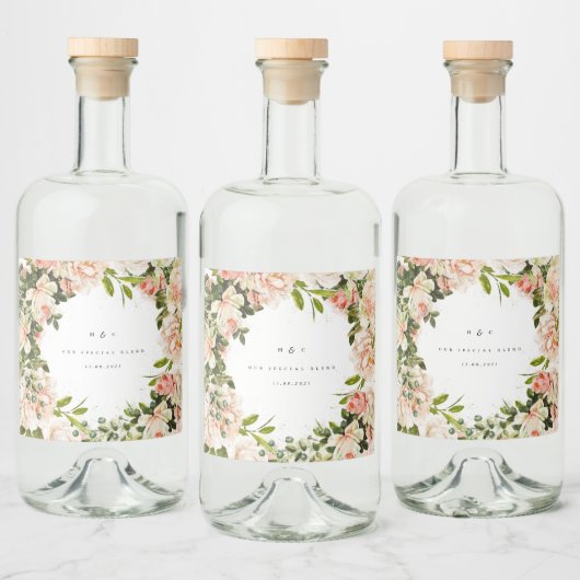 エレガントバラロマ結婚ンス リキュールボトルラベル (ボトル)