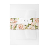 エレガントバラロマ結婚ンス 招待状ベリーバンド (正面例)