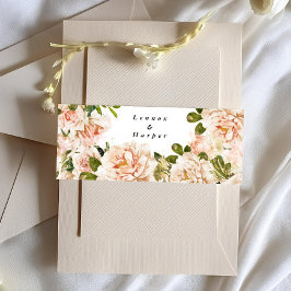 エレガントバラロマ結婚ンス 招待状ベリーバンド