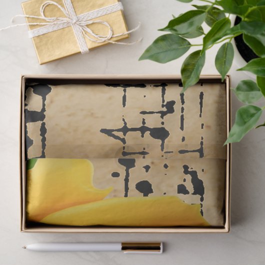 エレガントバラヴィンテージフローラティッシュペーパー 薄葉紙 (ギフト)