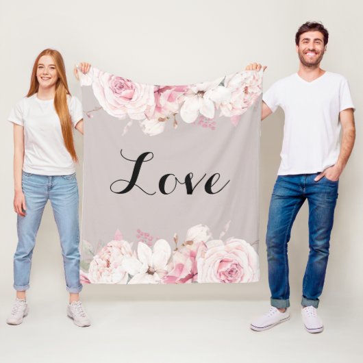 エレガントバラ中フリースブランケット フリースブランケット (インサイチュ)